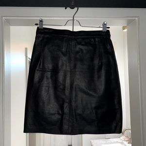 100% Genuine Leather Skirt